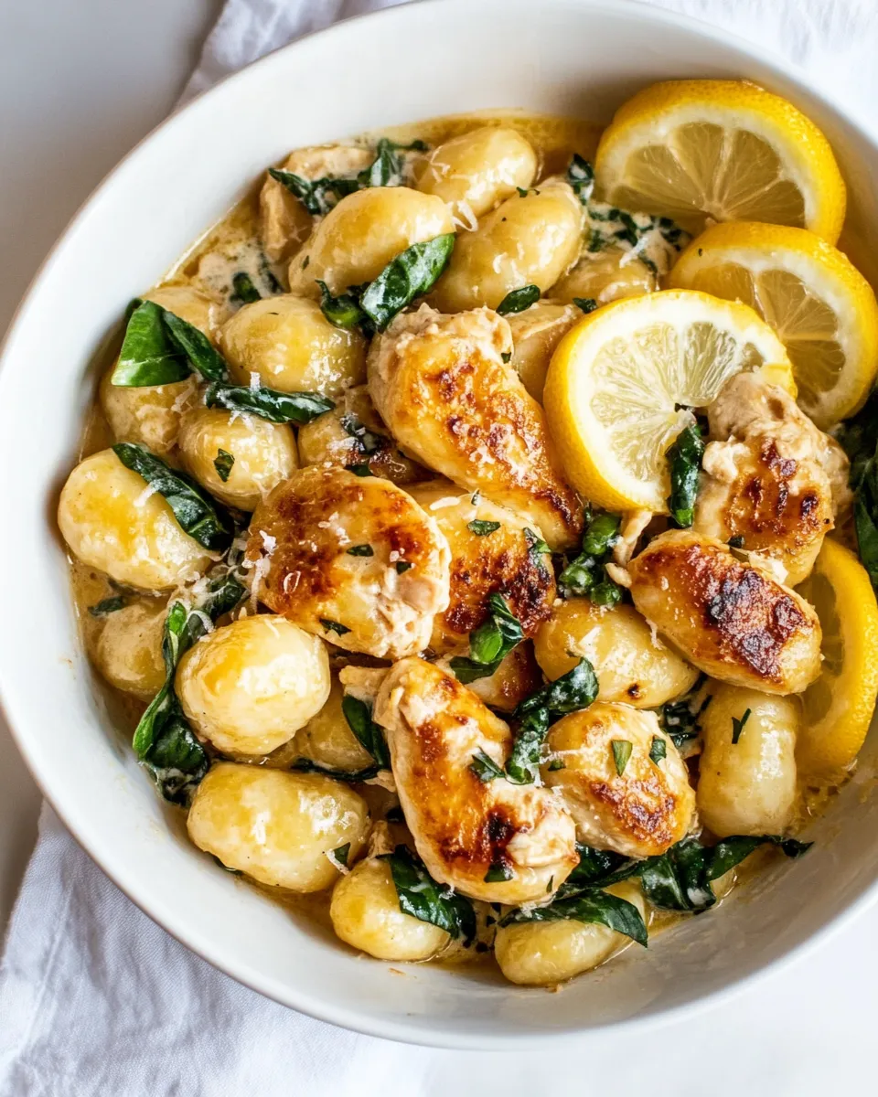 Delicious Lemon Chicken Gnocchi image