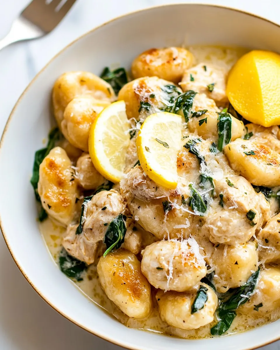 Easy Lemon Chicken Gnocchi recipe photo