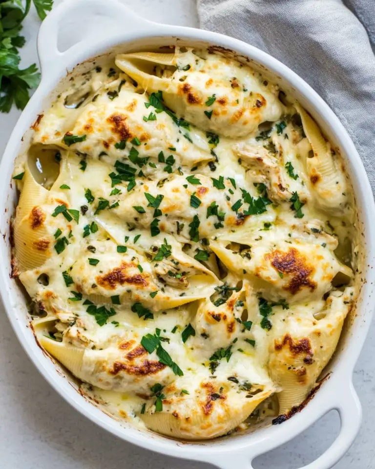 Homemade Lemon Chicken Stuffed Shells Recipe photo