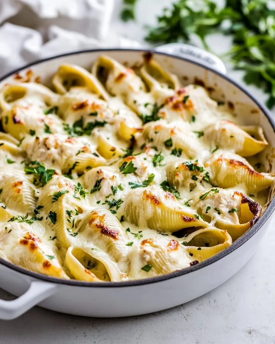 Delicious Lemon Chicken Stuffed Shells Recipe recipe photo