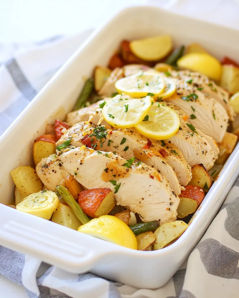 Classic Lemon Chicken with Veggies image
