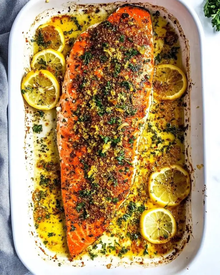 Homemade Lemon Garlic Butter Salmon photo