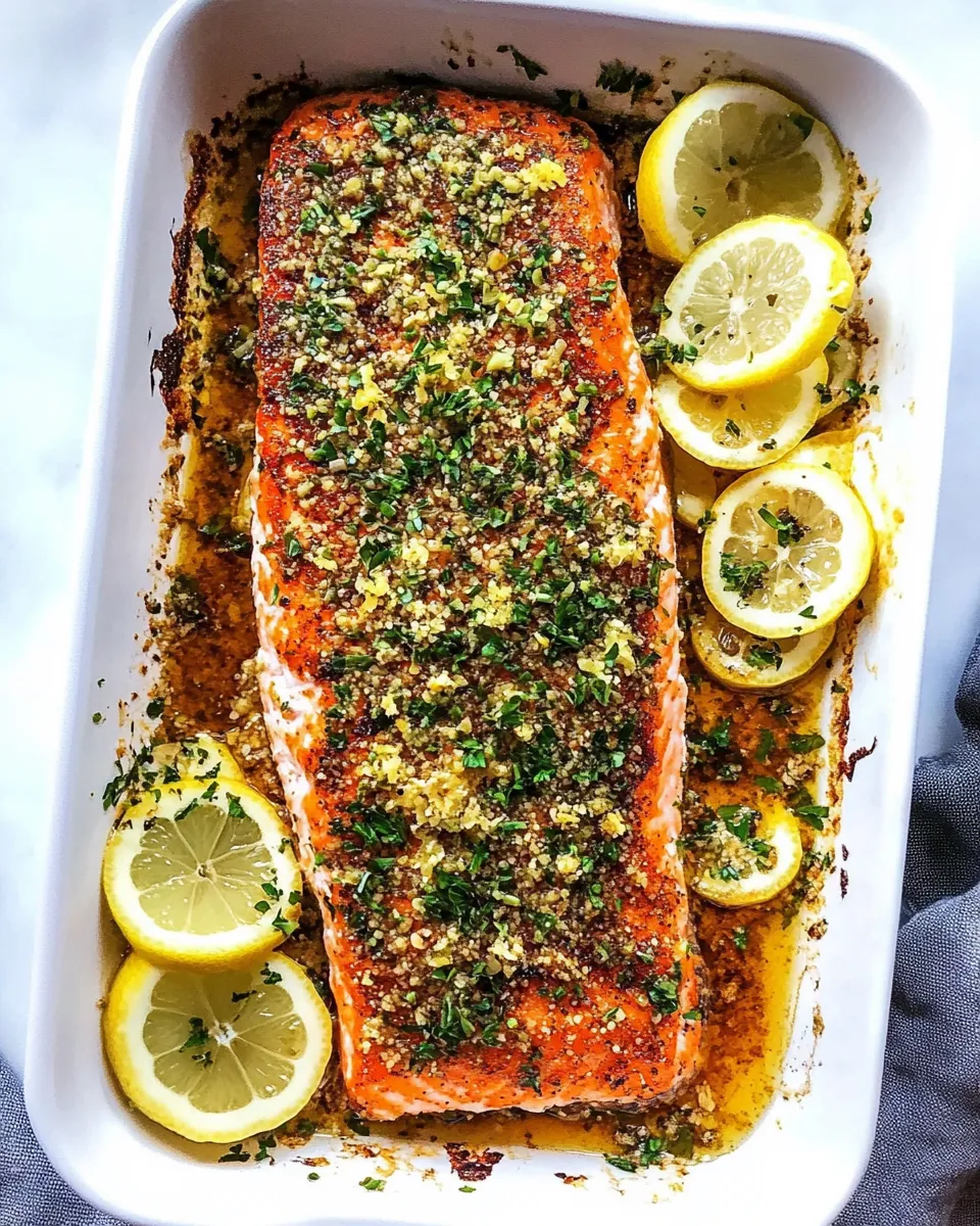 Easy Lemon Garlic Butter Salmon recipe photo