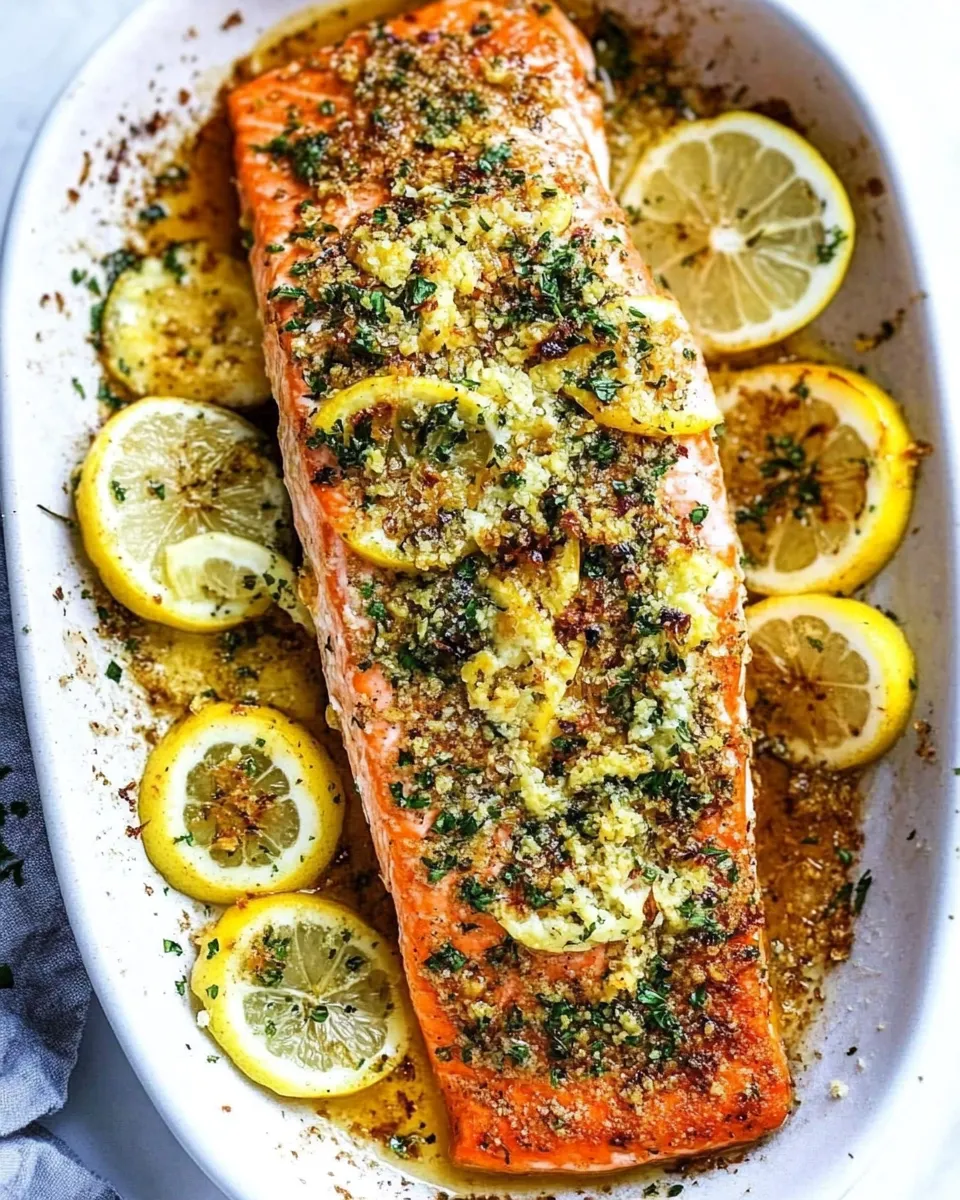 Delicious Lemon Garlic Butter Salmon dish photo