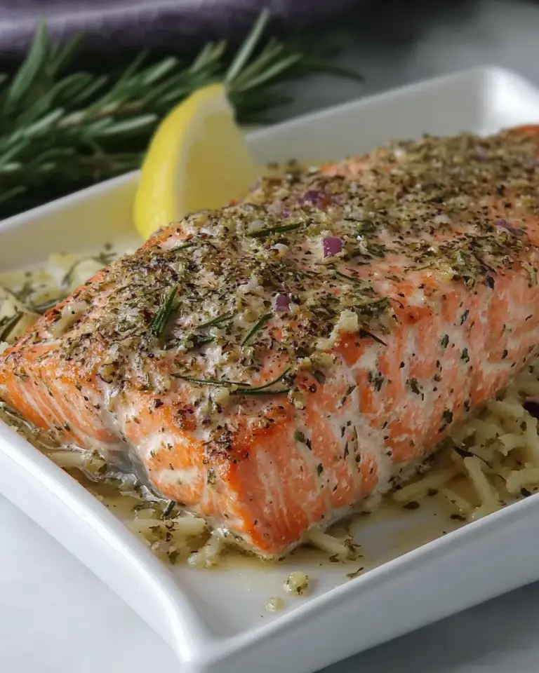 Homemade Lemon Garlic Butter Salmon Recipe photo