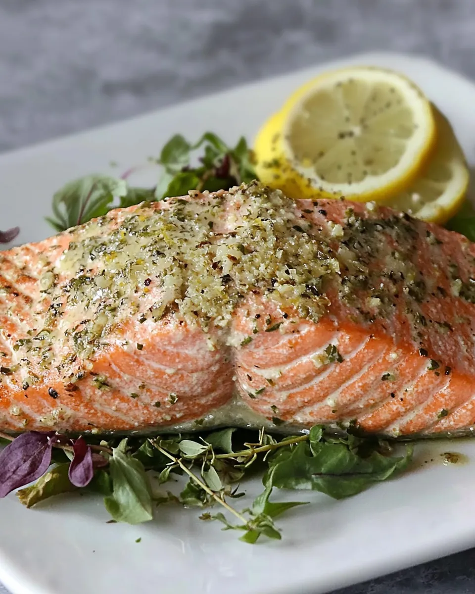 Easy Lemon Garlic Butter Salmon Recipe dish photo