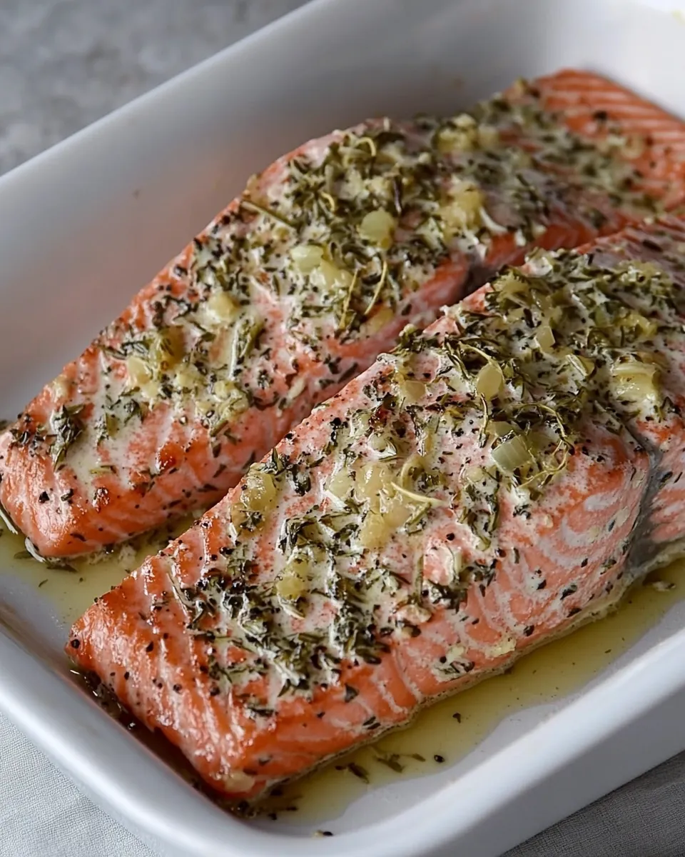 Delicious Lemon Garlic Butter Salmon Recipe recipe photo