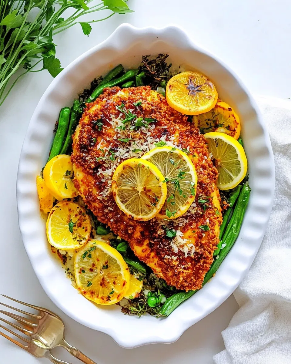 Delicious Lemon Parmesan Chicken image