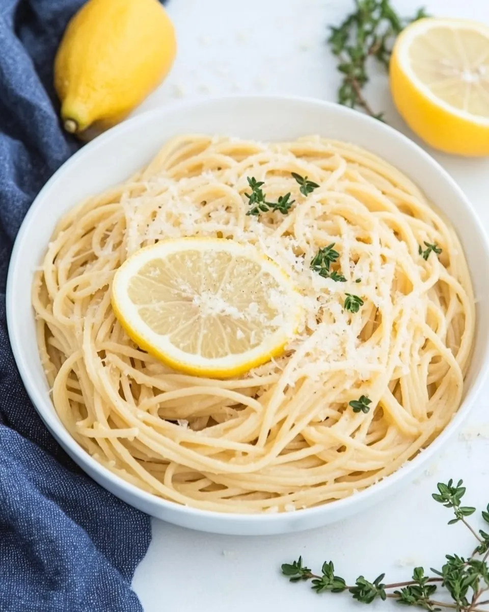 Classic Lemon Spaghetti Recipe image