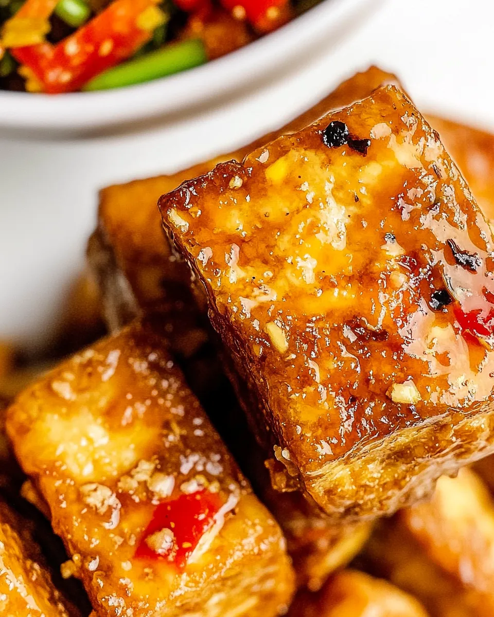 Delicious Lemongrass Tofu plate image