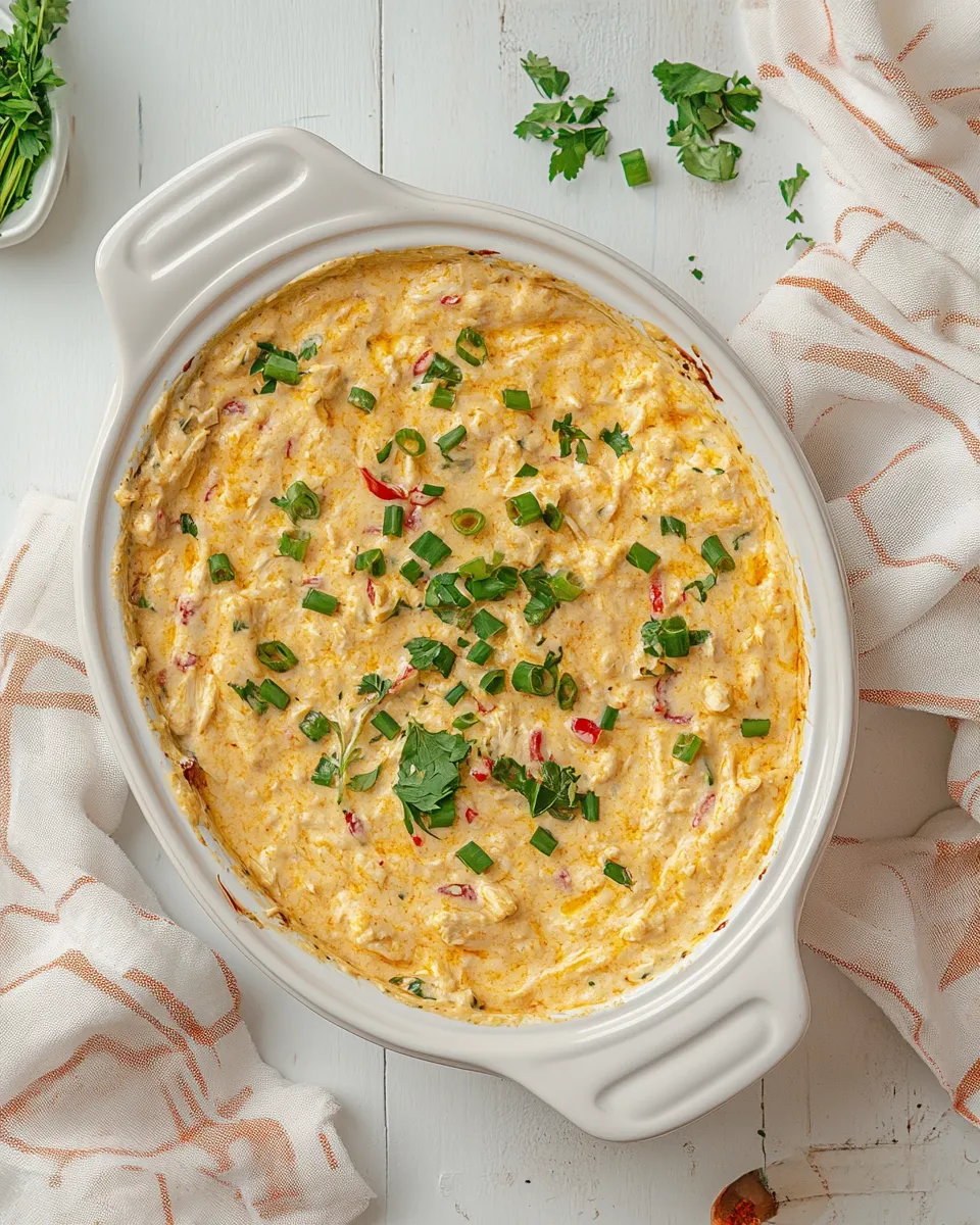 Classic Light and Healthy Buffalo Chicken Dip image