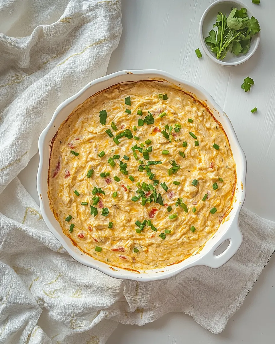 Easy Light and Healthy Buffalo Chicken Dip recipe photo