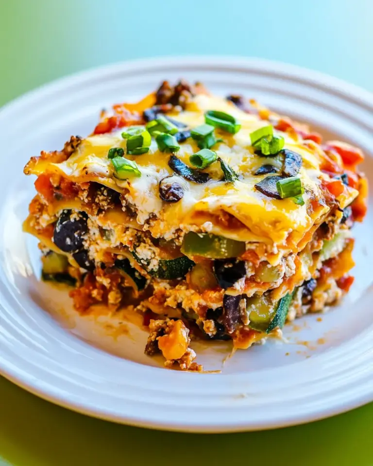 Easy Lightened Up Vegetable Lasagna Casserole photo