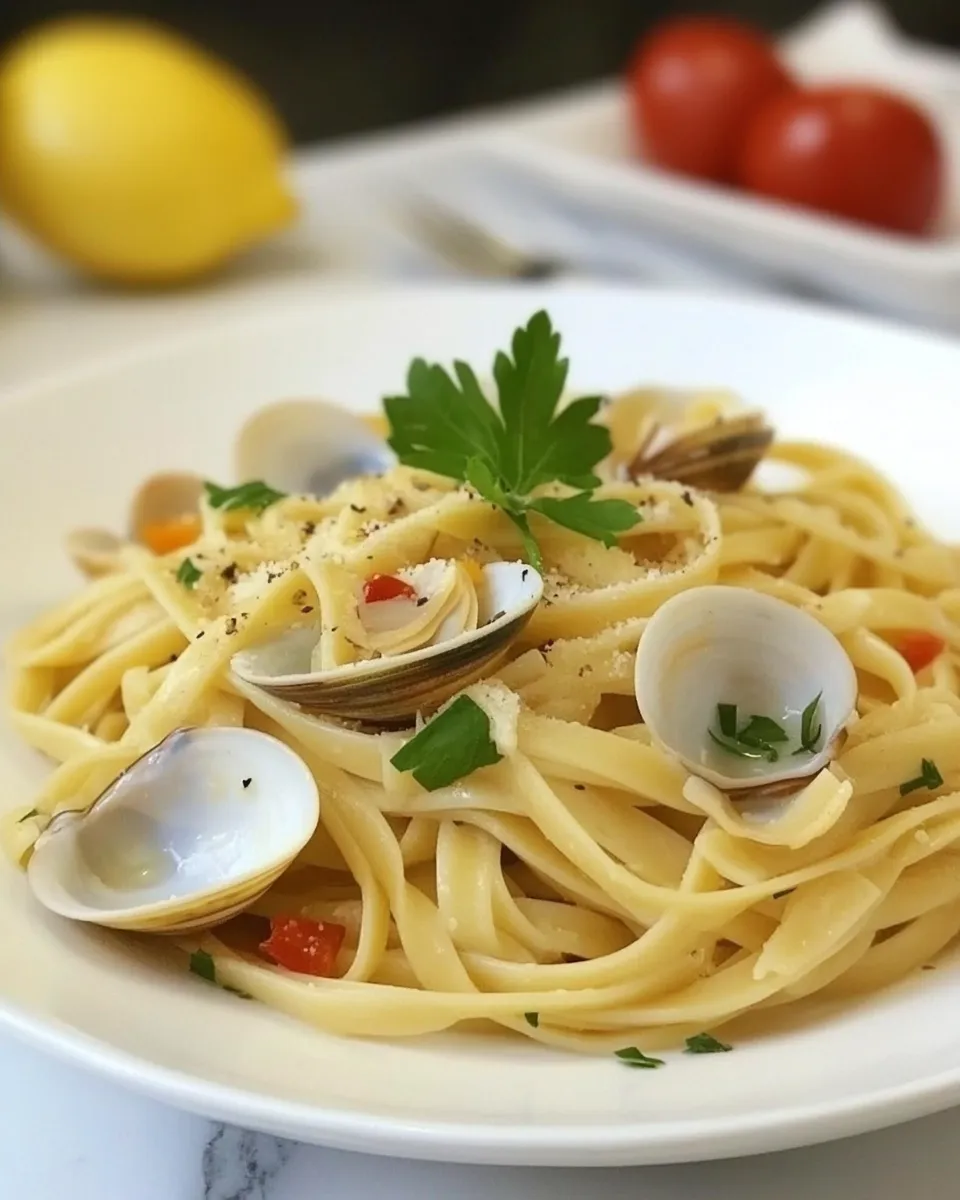 Classic Linguine alle Vongole - Clam Linguine image