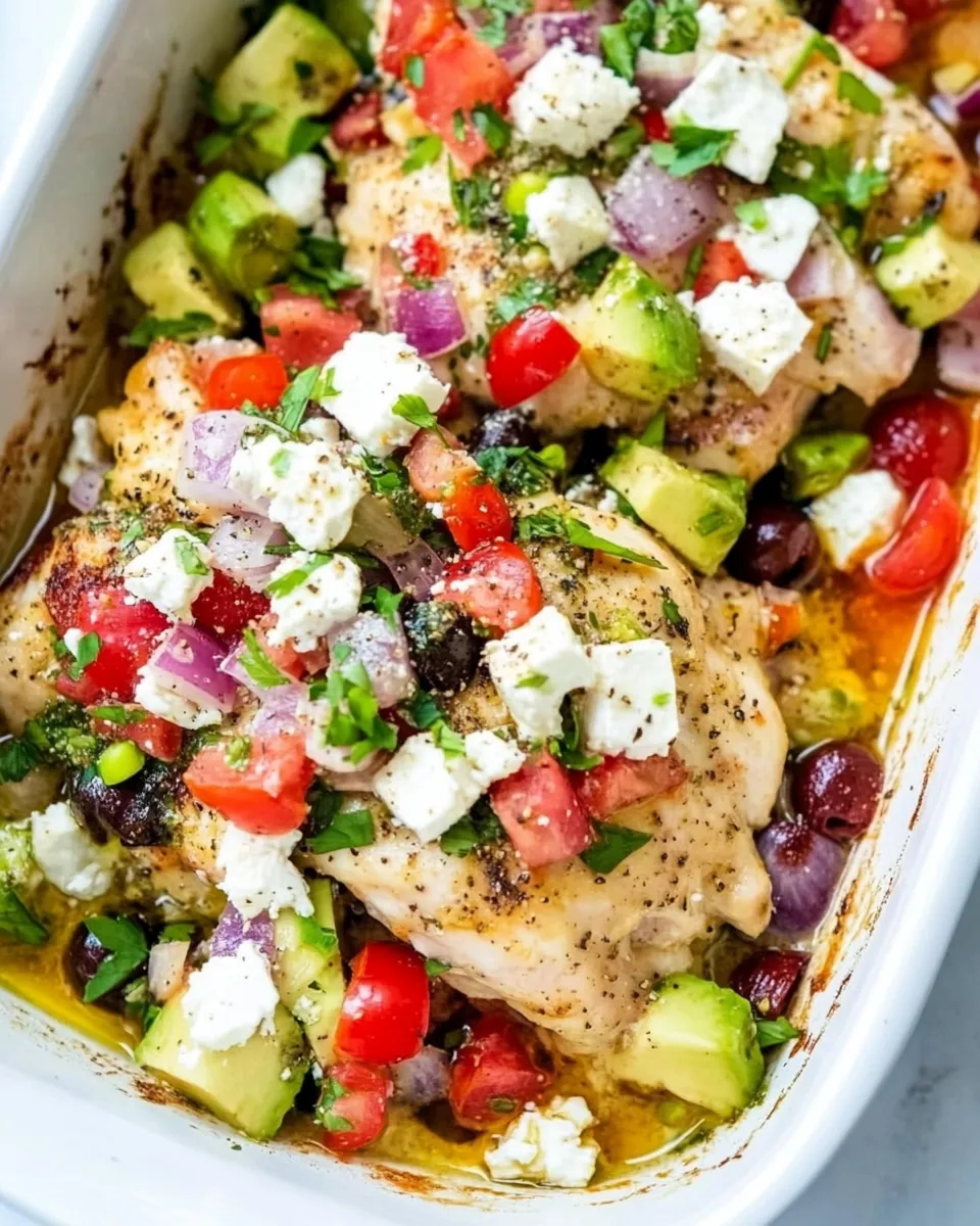 Classic Loaded Baked Greek Chicken image