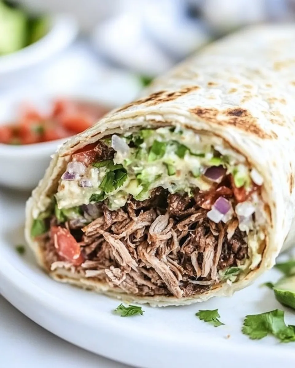 Classic Loaded Beef Barbacoa Burrito dish photo