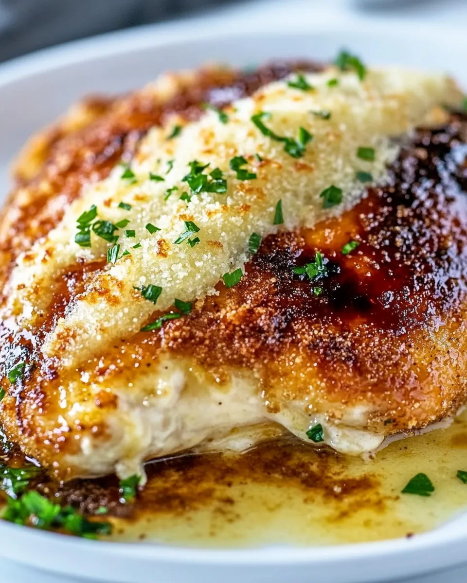 Savory Longhorn Parmesan Crusted Chicken shot