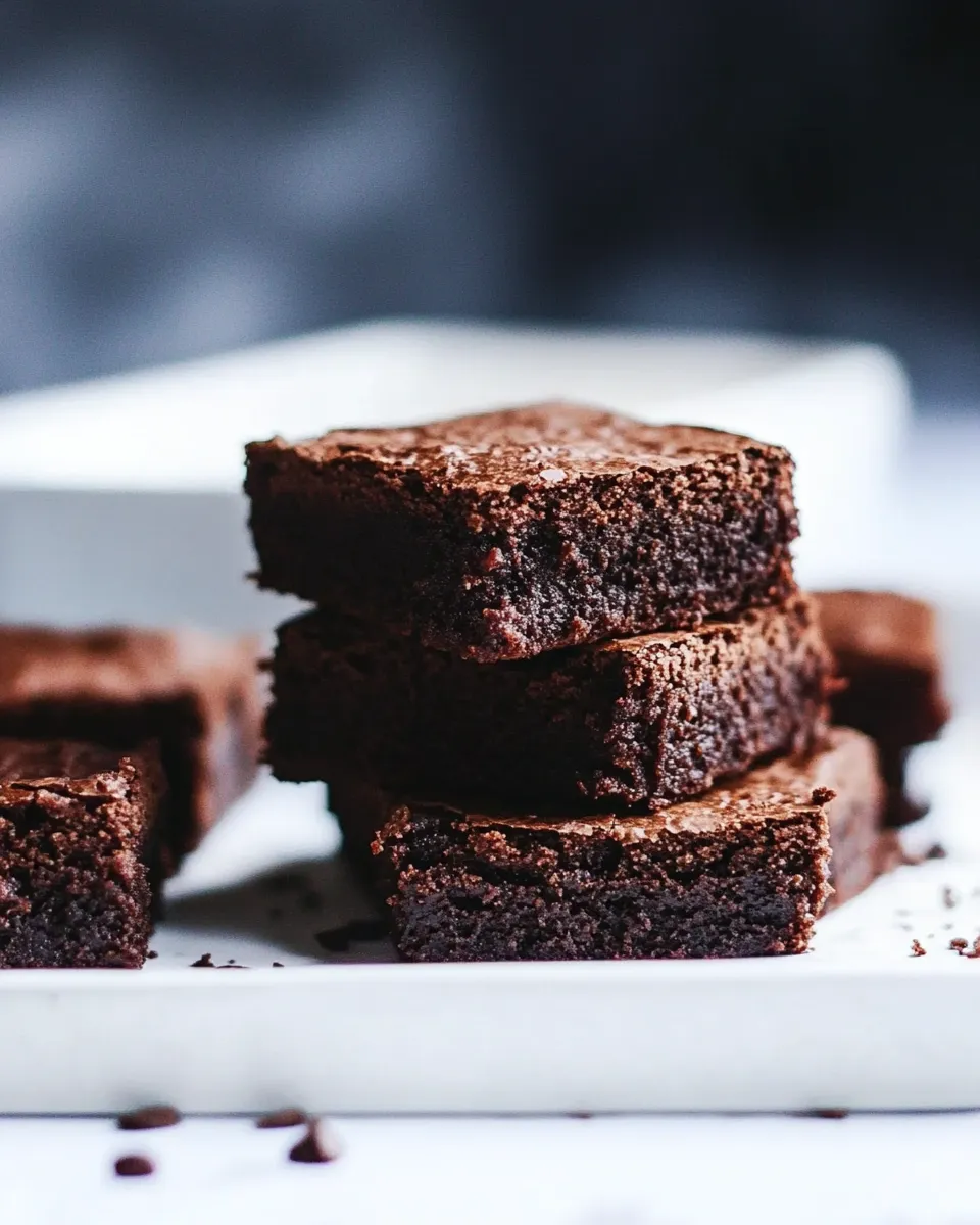 Easy Low-Carb Protein Brownies food shot