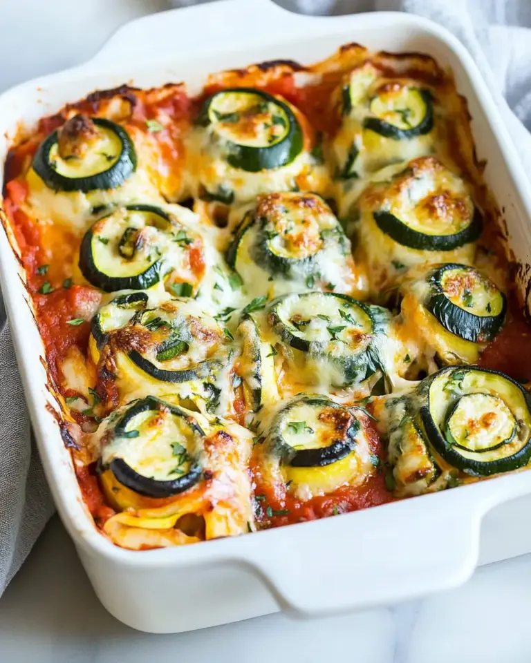 Homemade Low-Carb Zucchini Lasagna Roll-Ups photo
