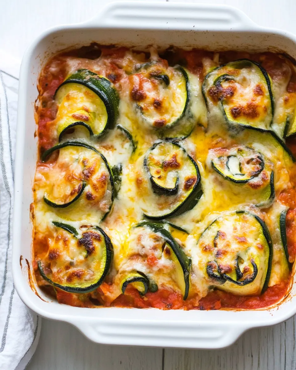 Classic Low-Carb Zucchini Lasagna Roll-Ups image