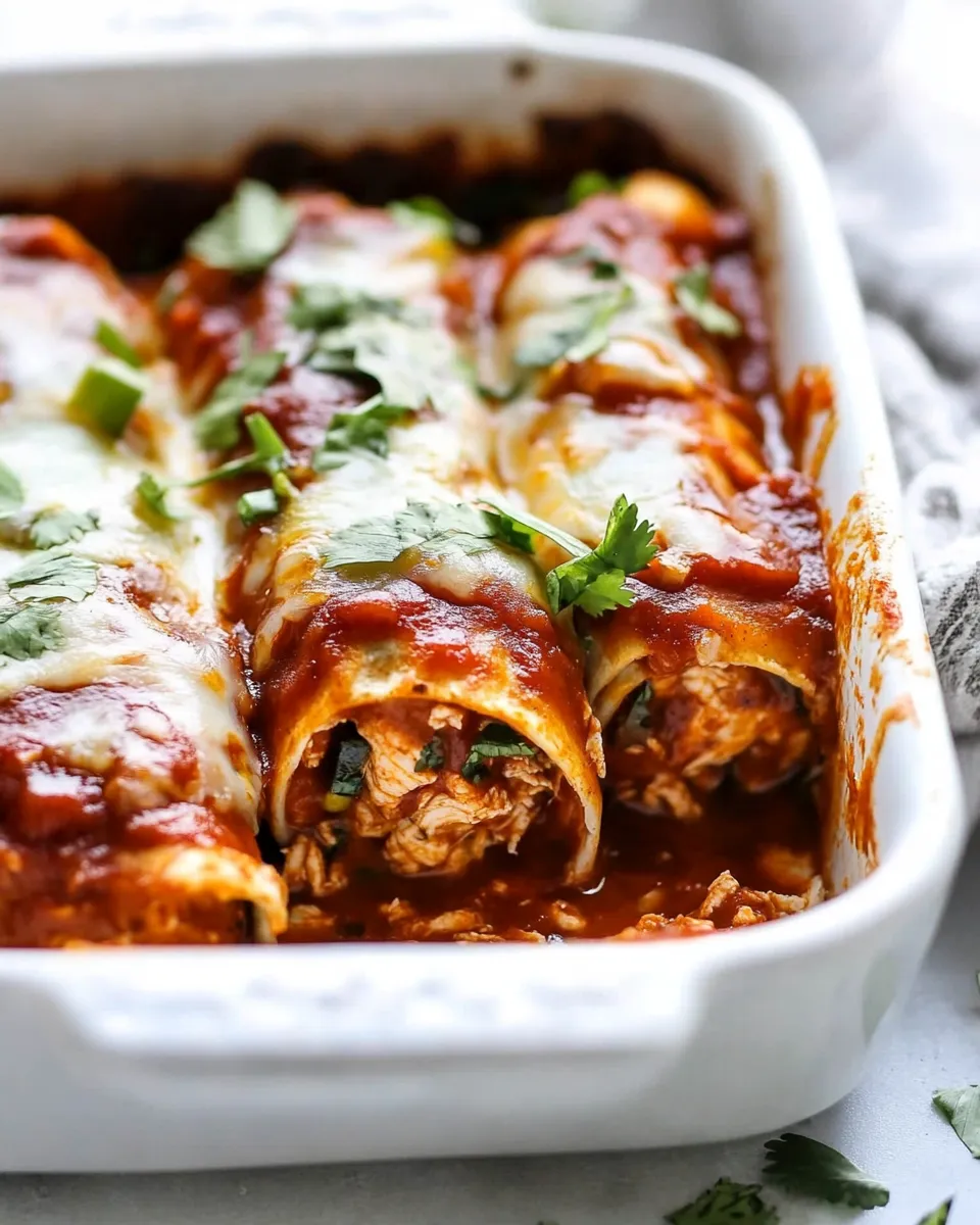 Delicious Low Carb Chicken Enchilada Roll Ups recipe photo