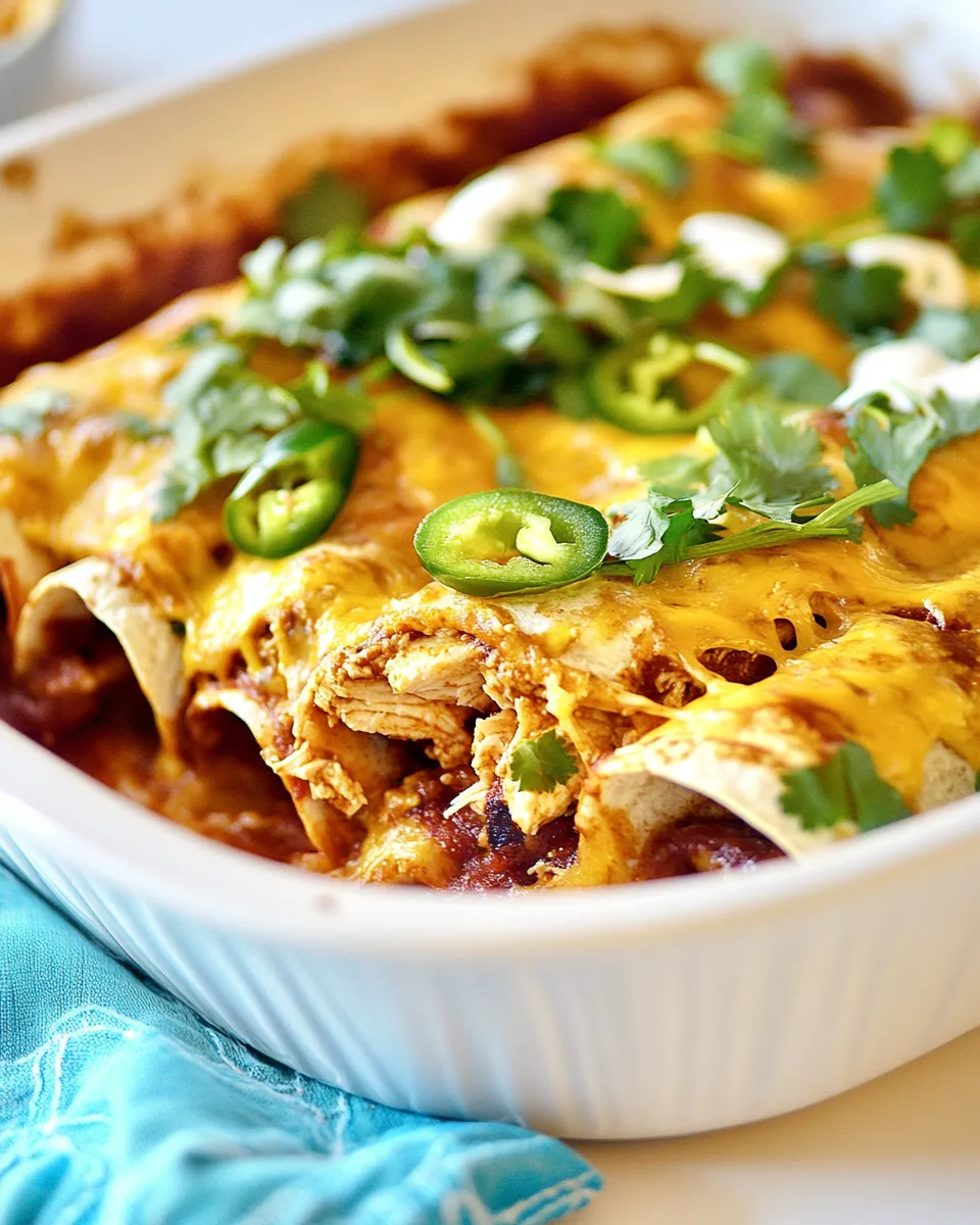 Easy Low Carb Enchiladas Cheesy Chicken Filling recipe photo