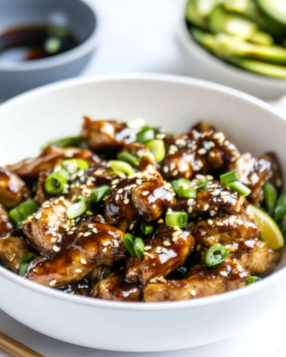 Homemade Low Carb Keto Chicken Teriyaki photo