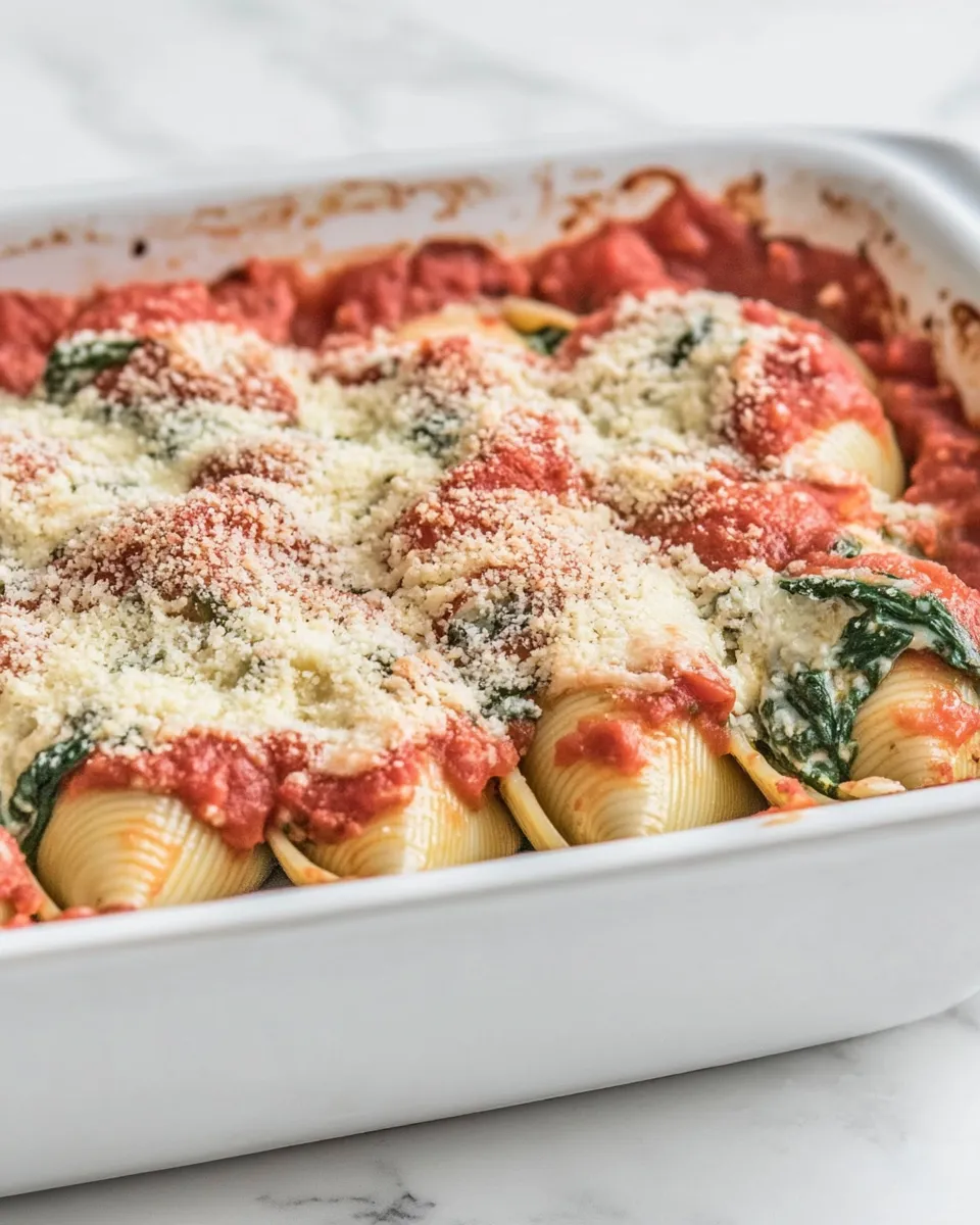 Easy Low Fat Stuffed Shells recipe photo
