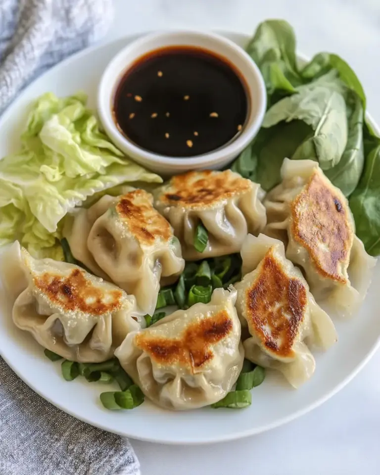 Homemade Macro Friendly Chicken Potstickers/Dumplings photo