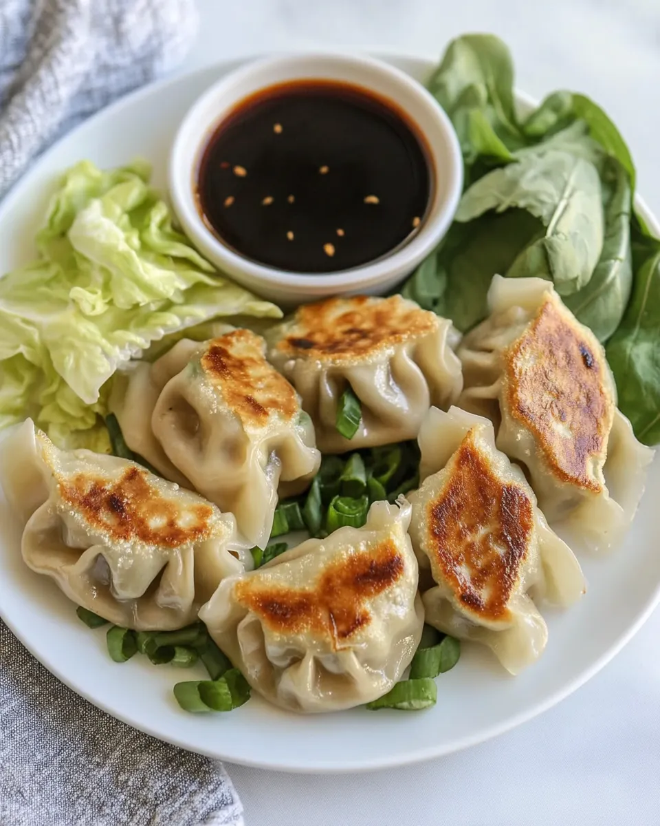 Homemade Macro Friendly Chicken Potstickers/Dumplings photo