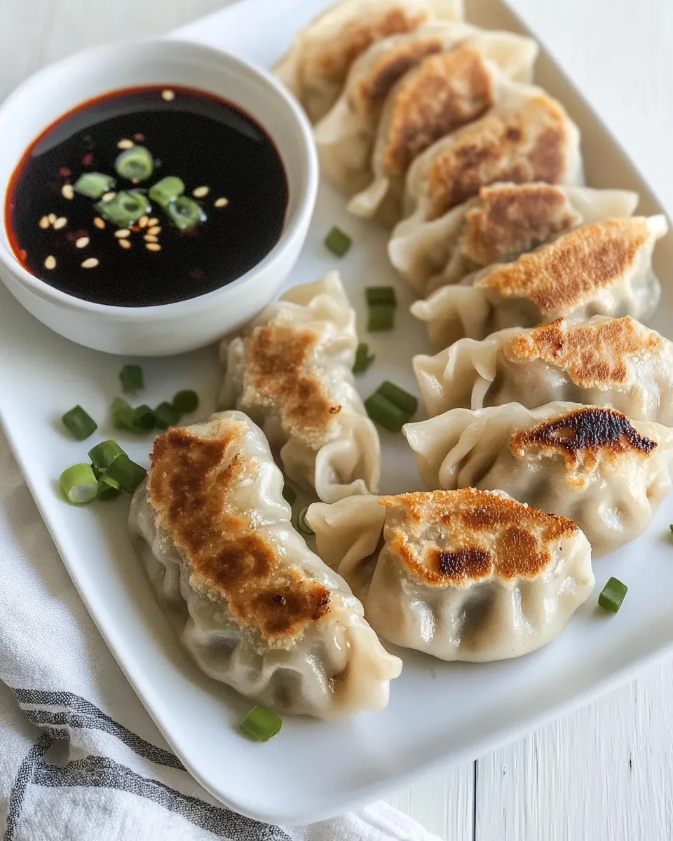 Classic Macro Friendly Chicken Potstickers/Dumplings image