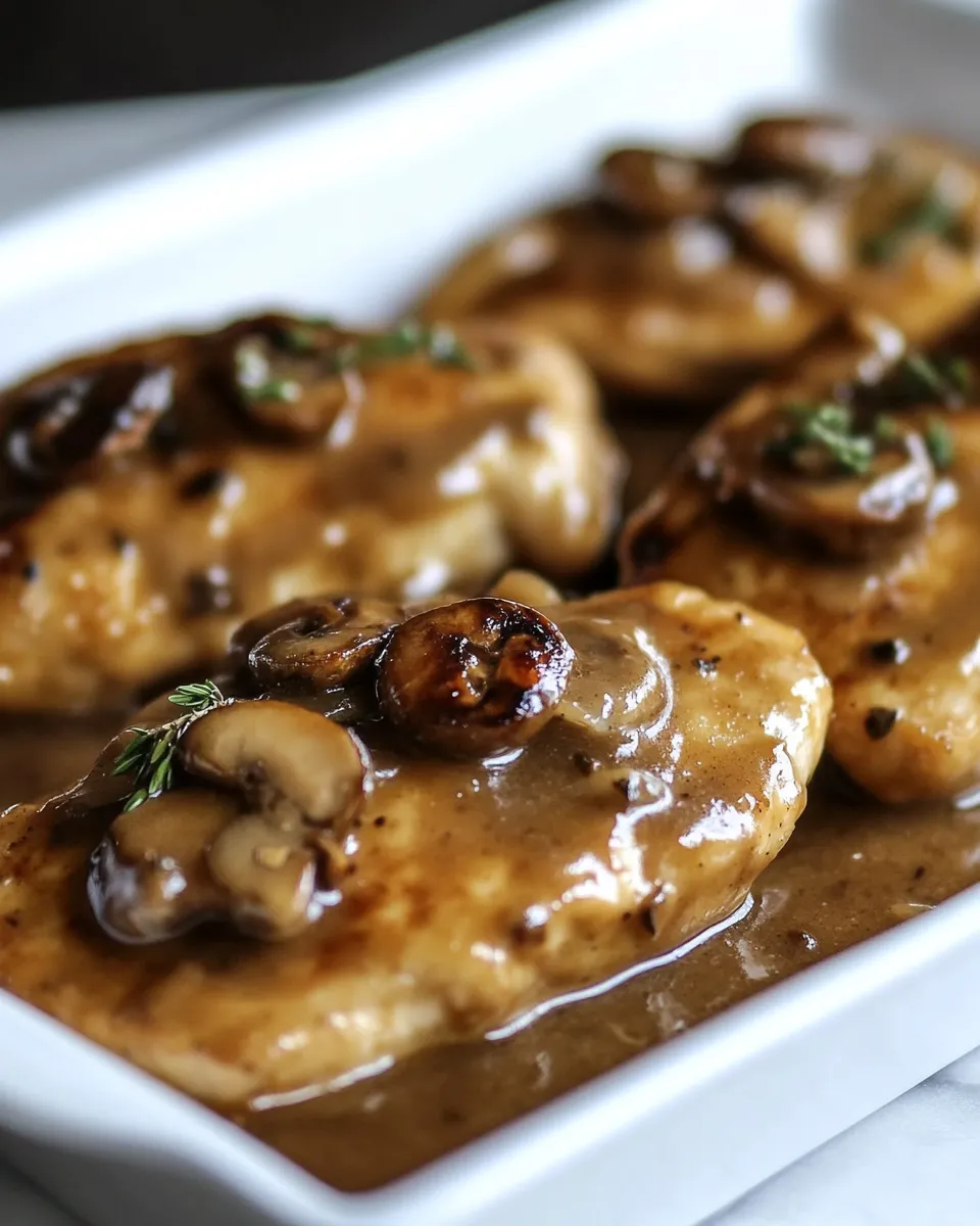 Delicious Macro Friendly Marsala Chicken image