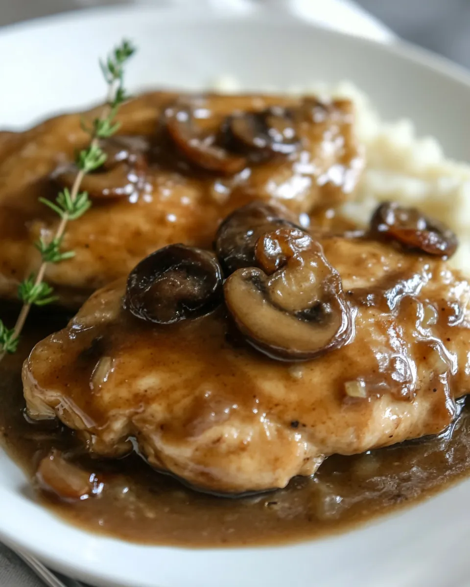 Classic Macro Friendly Marsala Chicken recipe photo