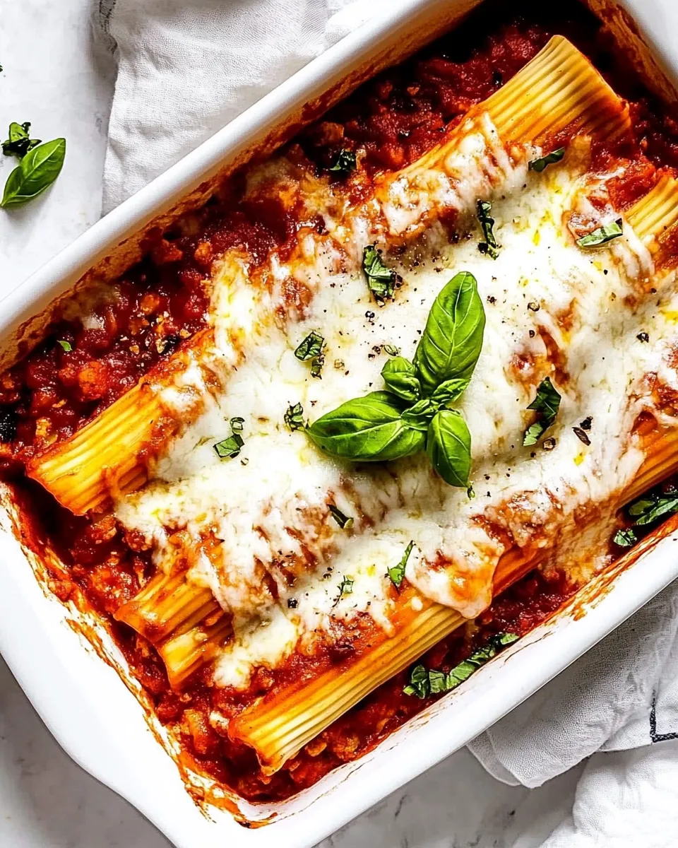 Easy Manicotti recipe photo