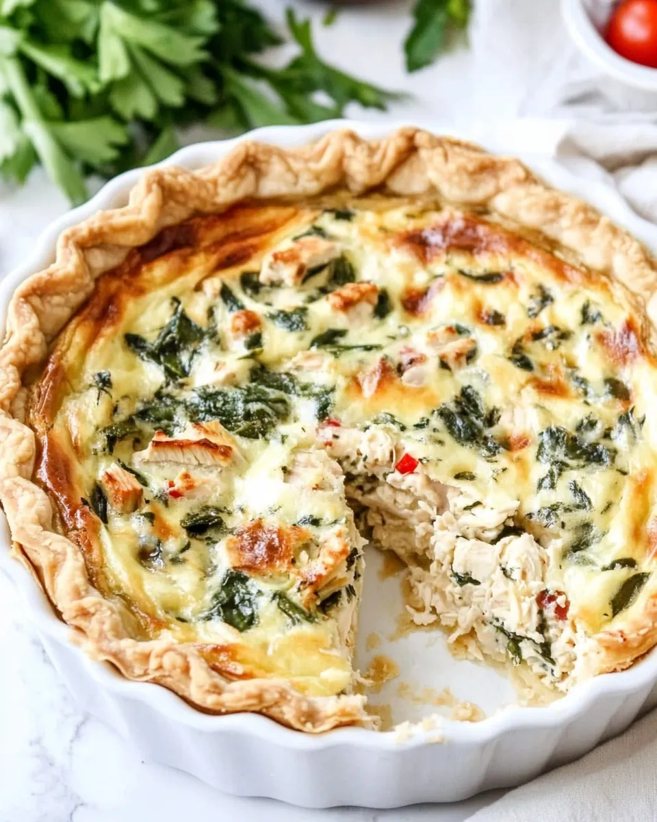 Classic Marry Me Chicken Quiche image