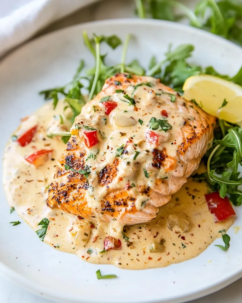 Easy Marry Me Salmon dish photo