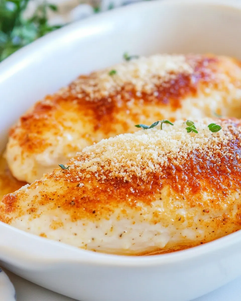 Easy Mayo Parmesan Chicken Bake photo