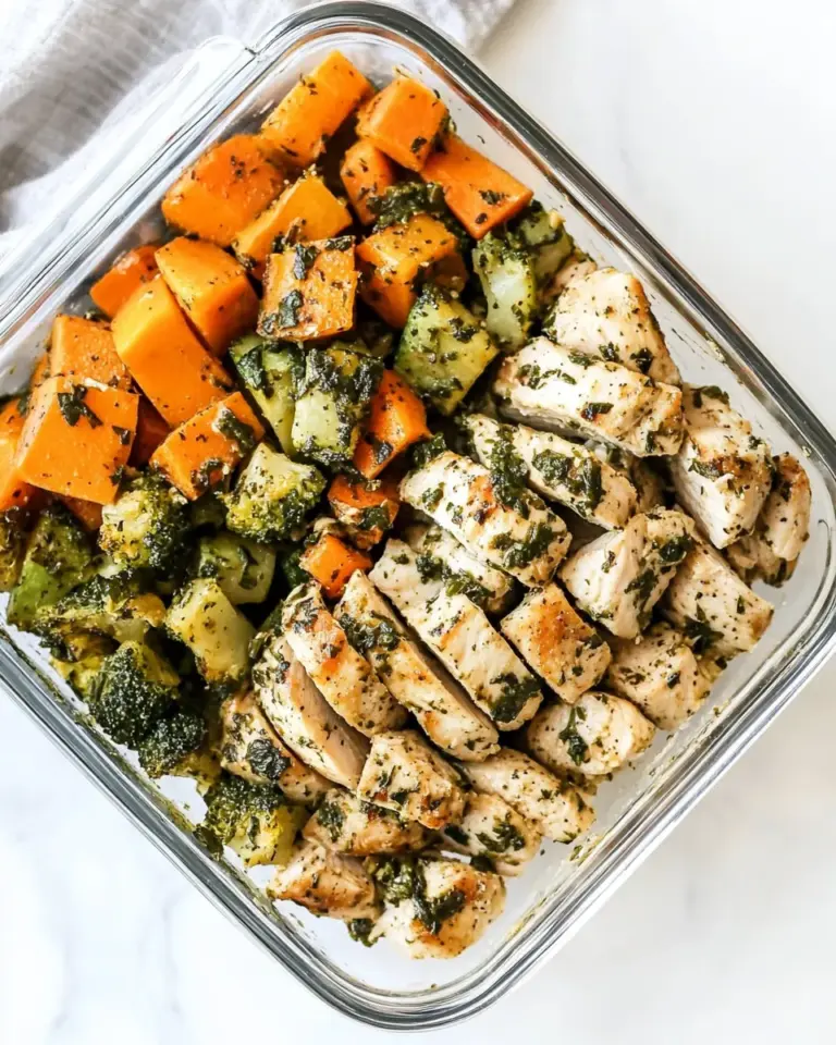 Homemade Meal Prep Chicken and Vegetables (Paleo, Whole30) photo
