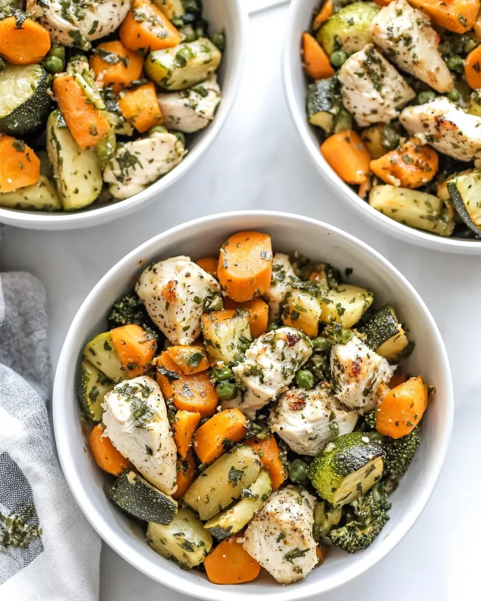 Classic Meal Prep Chicken and Vegetables (Paleo, Whole30) image
