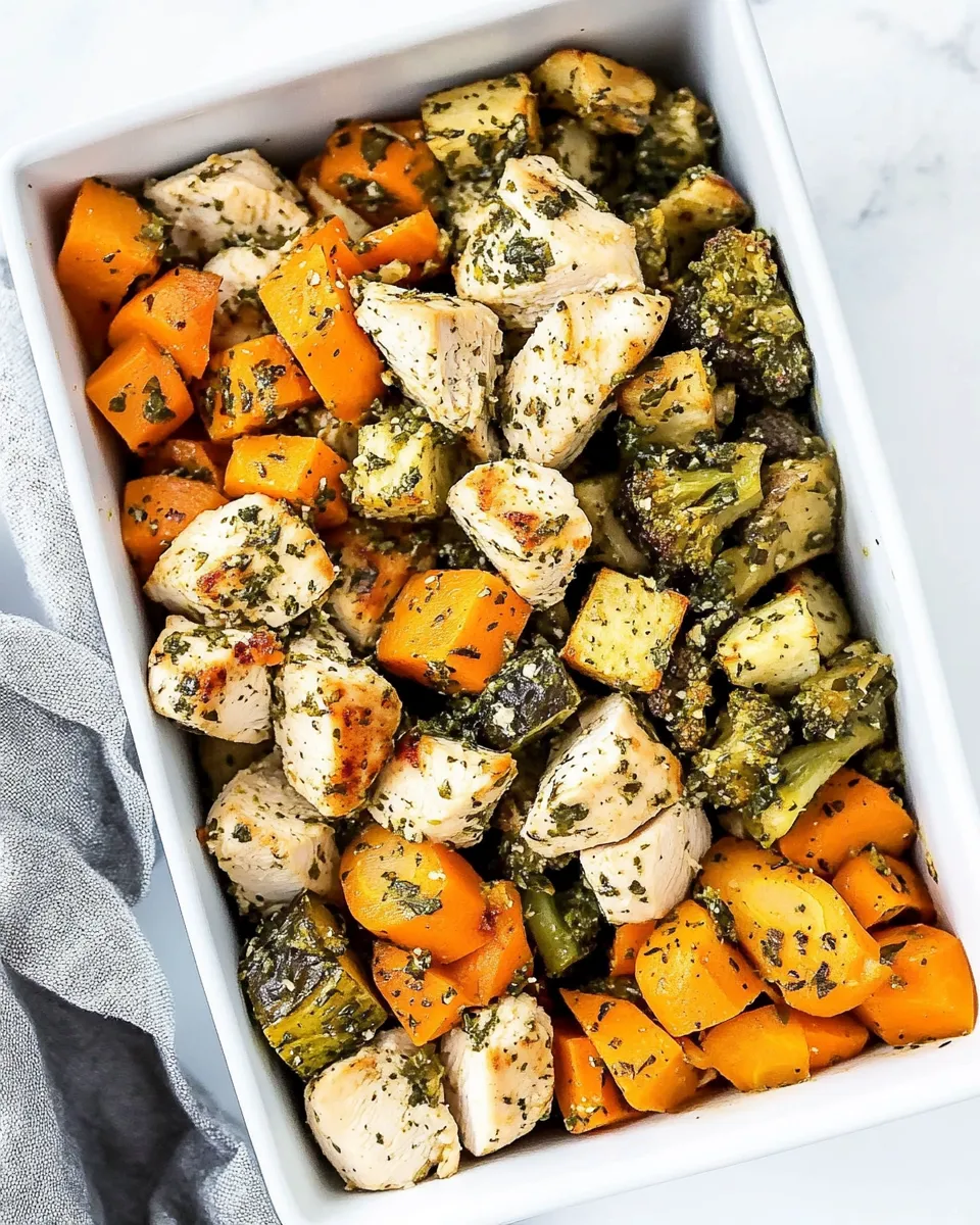 Easy Meal Prep Chicken and Vegetables (Paleo, Whole30) recipe image