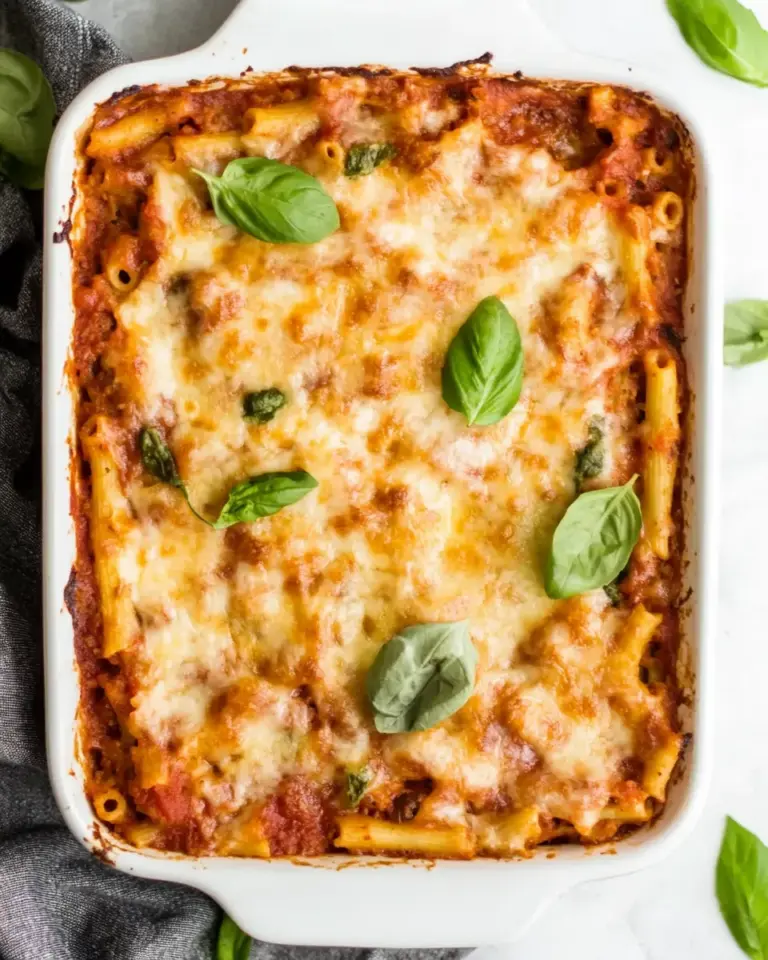 Homemade Meatless Baked Ziti photo