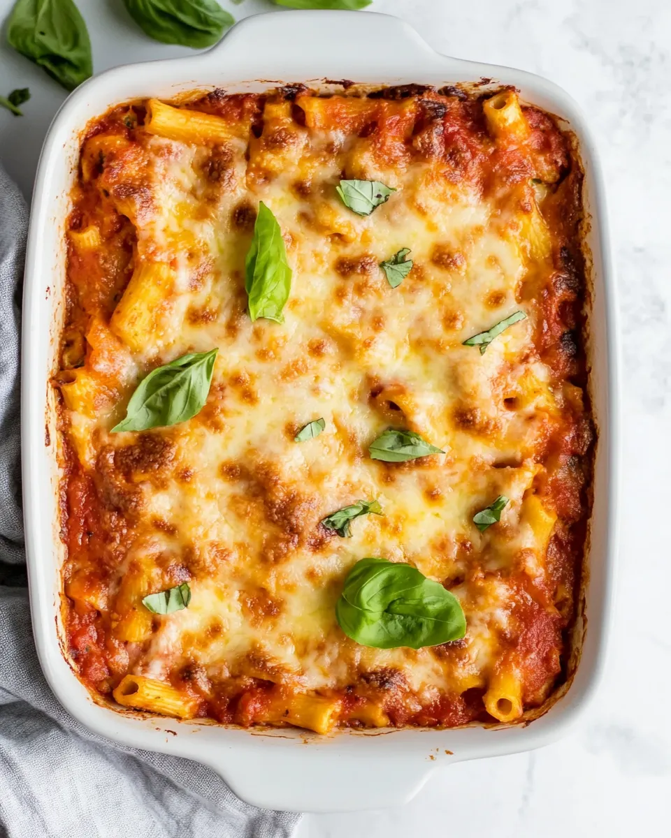 Classic Meatless Baked Ziti image