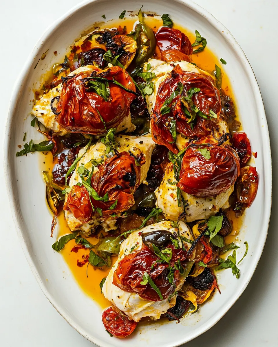 Delicious Mediterranean Chicken Packets image