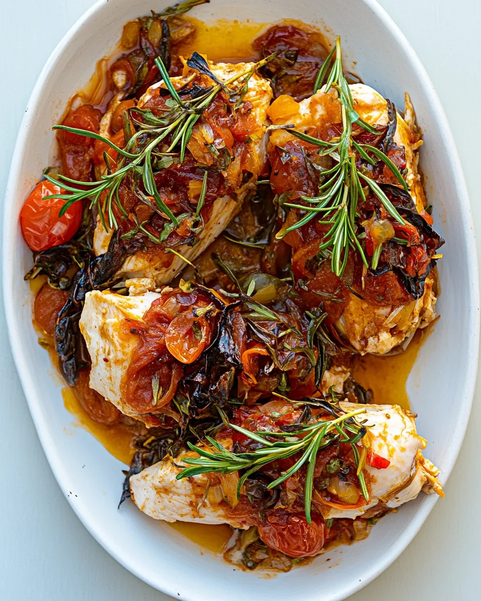 Quick Mediterranean Chicken Packets dish photo