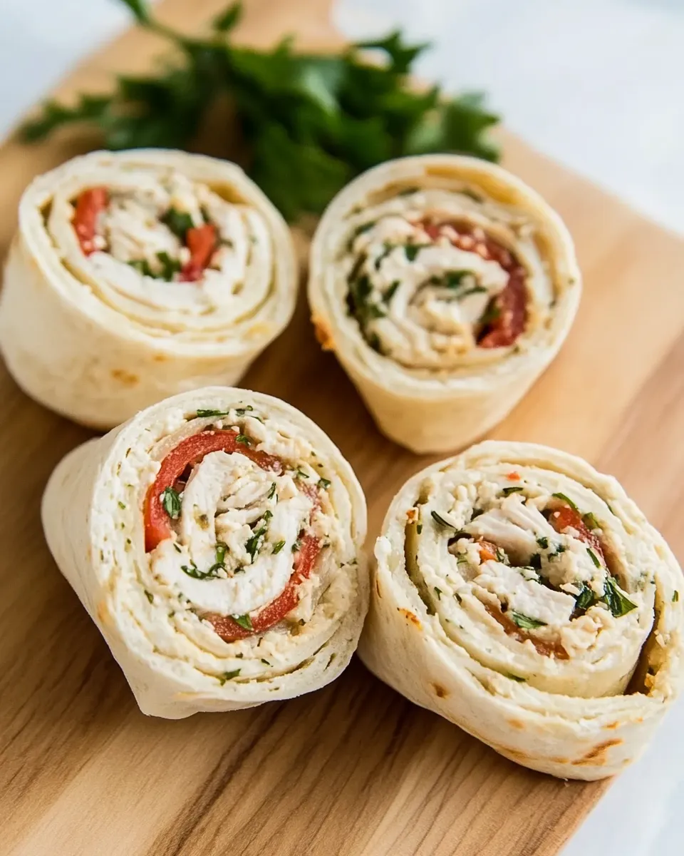 Classic Mediterranean Chicken Pinwheels image