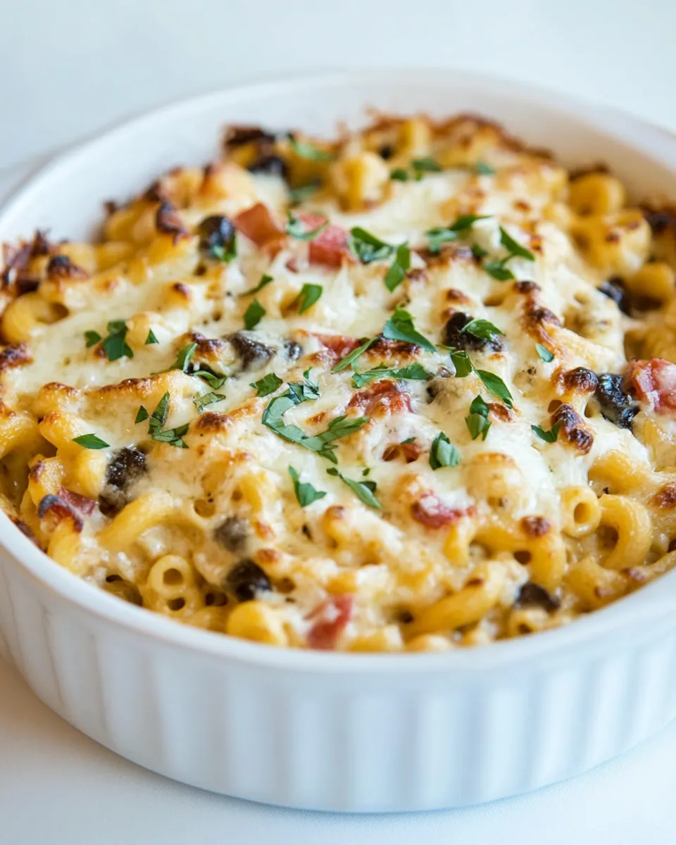 Homemade Mediterranean Macaroni and Cheese photo