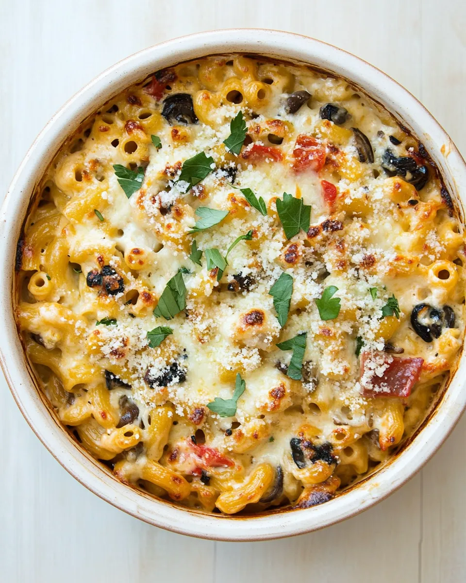 Classic Mediterranean Macaroni and Cheese image