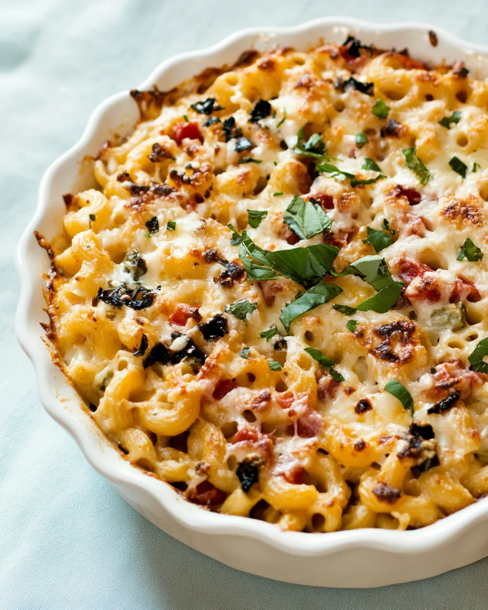 Easy Mediterranean Macaroni and Cheese recipe photo