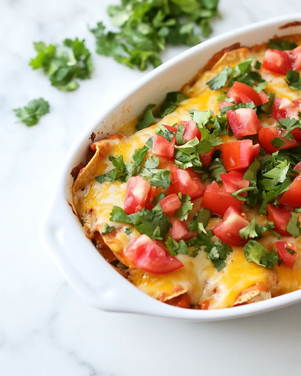 Classic Mexican Cheesy Chicken Bake dish photo