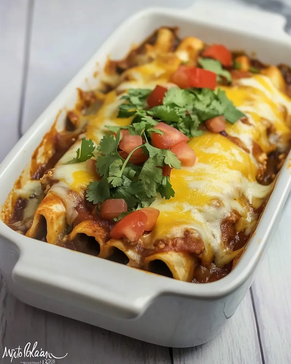 Delicious Mexican Chicken Manicotti image